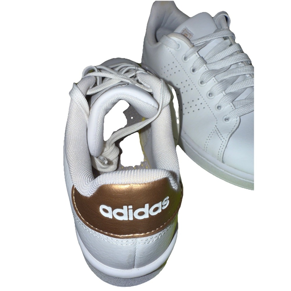 Adidas Women's Advantage Tennis Sneaker, White Size 8 - Picture 4 of 5